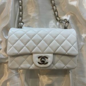 Small White Chanel Purse